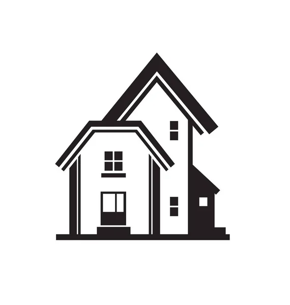 Black and white house icon Stock Vector Image by ©Polyudova 148425275