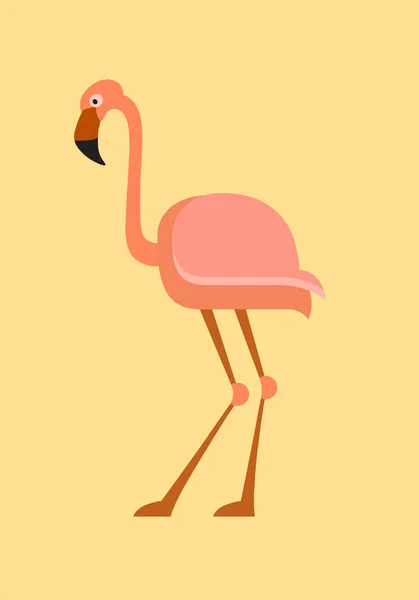 Flamingo ploché ikony — Stockový vektor