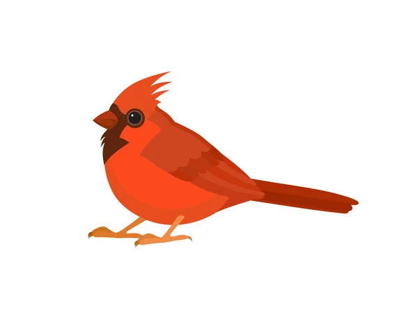 Πουλί με τα κόκκινα φτερά — Διανυσματικό Αρχείο