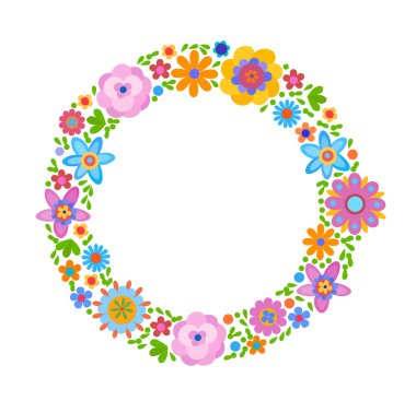 Dekoratif çerçeve çiçek