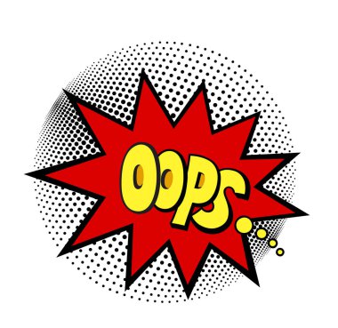 Pop art stil etiketi