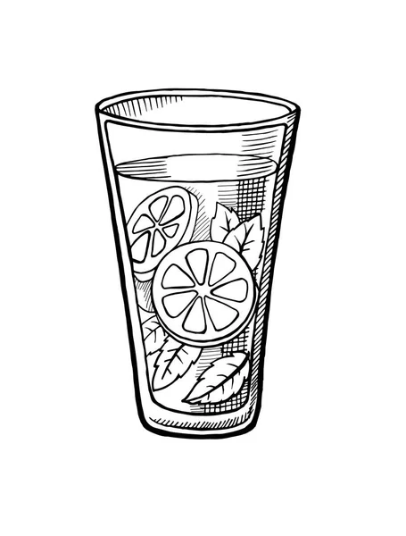 アルコール カクテル グラス — ストックベクタ