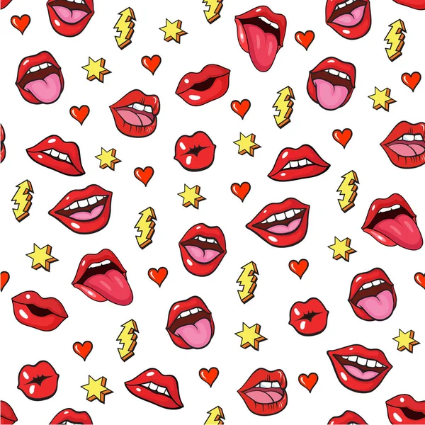 Stickers style Pop art — Image vectorielle