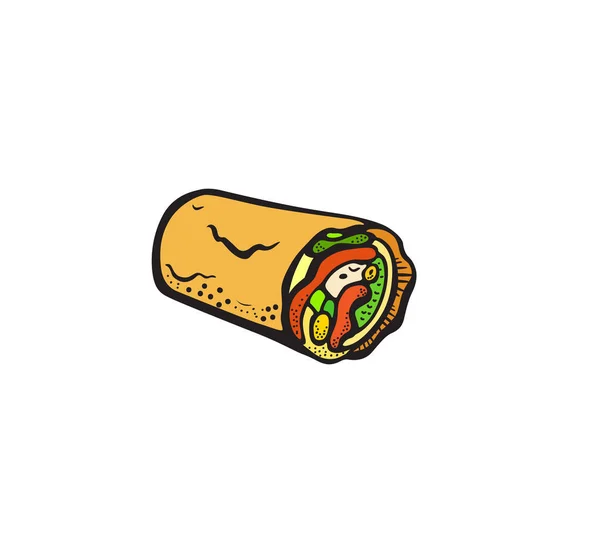 Burritos Pop Art — Image vectorielle