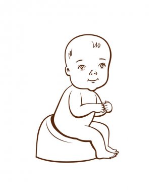 Sevimli küçük bebek