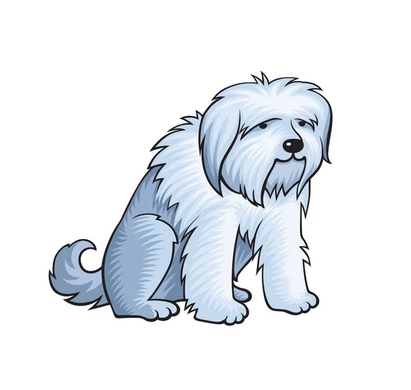 Dessin animé petit chien — Image vectorielle