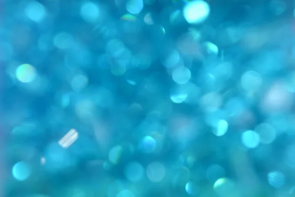 Fondo Bokeh Azul. Fondo abstracto festivo con luces bokeh . — Foto de Stock