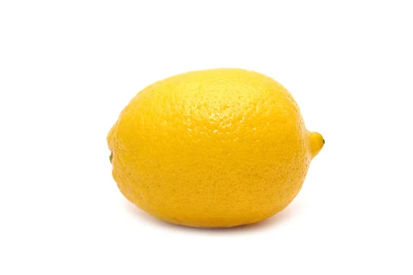 Limón aislado sobre fondo blanco. Color natural . —  Fotos de Stock