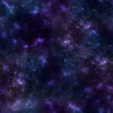 Evrenin parlak renkli doku ile Seamless modeli. Uzayda küçük yıldız