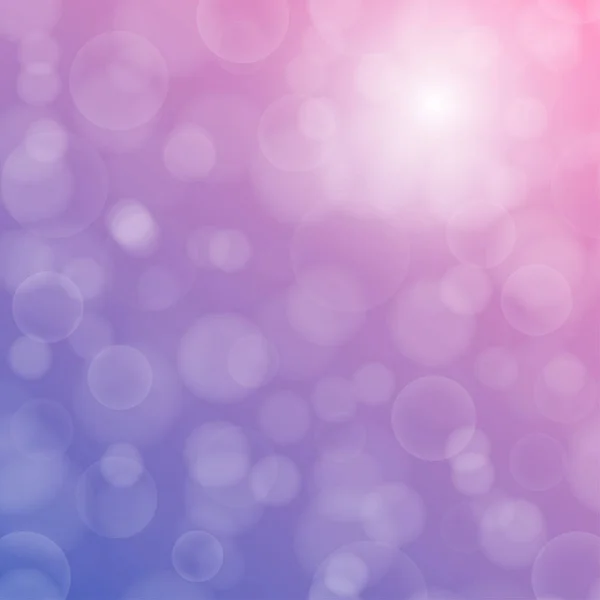 Textura bokeh vectorial sobre un fondo púrpura brillante — Vector de stock