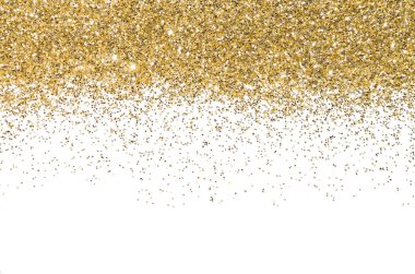 Altın sınır. Pullu. Altın Parlatıcı. Toz. Glitter. Parlayan arka plan