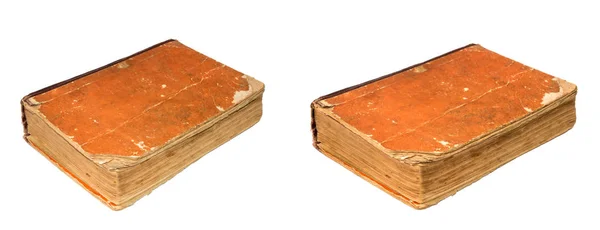 Viejos libros andrajosos. Libros rotos de época. Antigüedades aisladas . — Foto de Stock