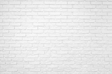 Beyaz tuğla bir duvarın fotoğrafı. Soyut arkaplan.