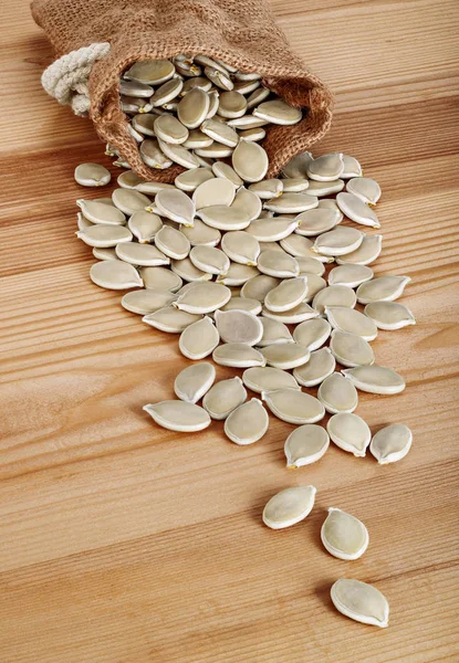 Dried pumpkin seeds — Stock Photo, Image