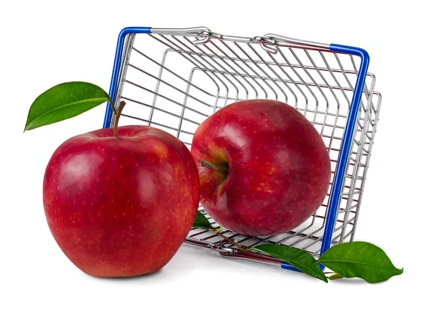 Manzanas rojas frescas — Foto de Stock