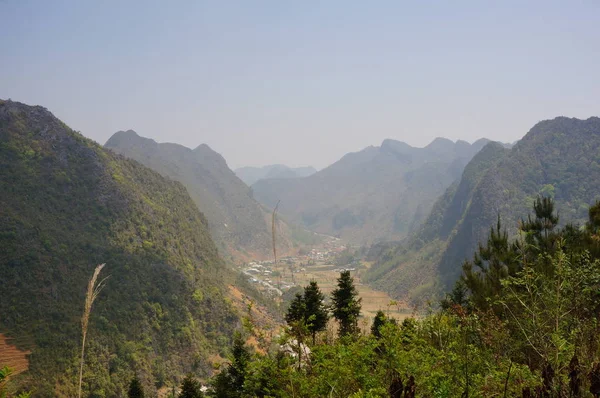 Vista Sobre Valle Las Montañas Provincia Giang Vietnam Septentrional —  Fotos de Stock