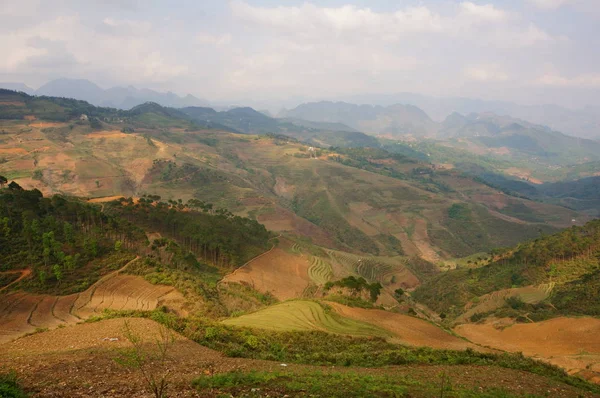 Vista Sobre Cordillera Norte Vietnam —  Fotos de Stock