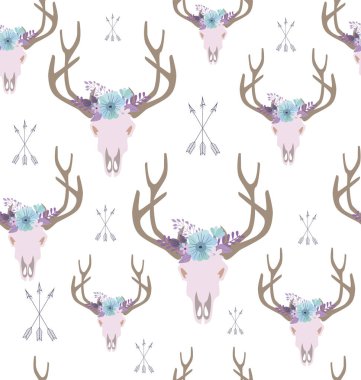 Bohem tarzı seamless modeli