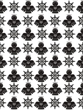 İskandinav Noel seamless modeli