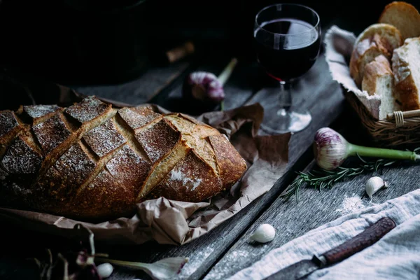 Masada Buğday Unu Ekmeği — Stok fotoğraf