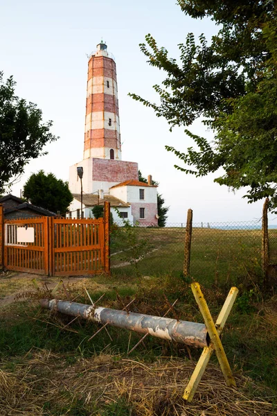 Lighthouse at Cape Shabla on the Black Sea Coast — Stock Photo, Image