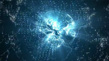 Mavi Dünya ilmekledi animasyon kadar kapatın