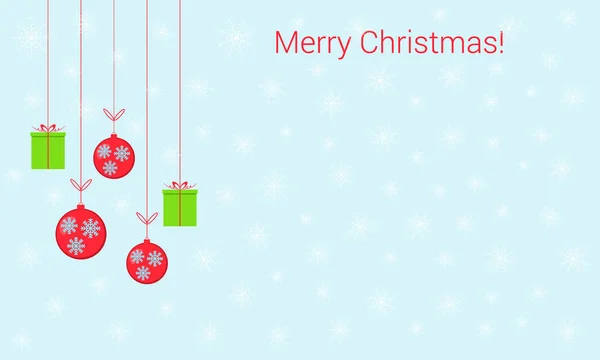 Karlı kış Festival arka plan Christmas elemanları ile.