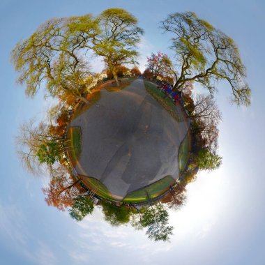 Dairesel şehir manzarası