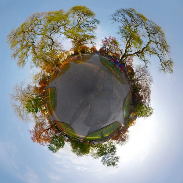 Dairesel şehir manzarası