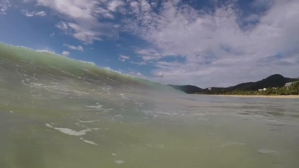 Valuri în mare — Videoclip de stoc