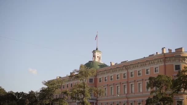 迈克尔斯城堡在圣彼得斯堡 — 图库视频影像