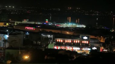 Sharm El Sheikh, Mısır - Ekim 2013: Gece şehir