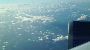 uçak kanadı görünümü