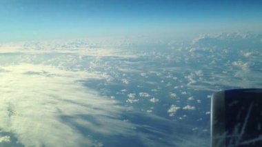 uçak kanadı görünümü