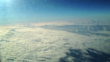 uçak kanadı görünümü