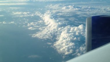 uçak kanadı görünümü