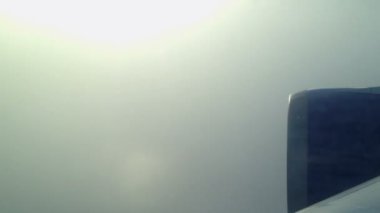 uçak kanadı görünümü