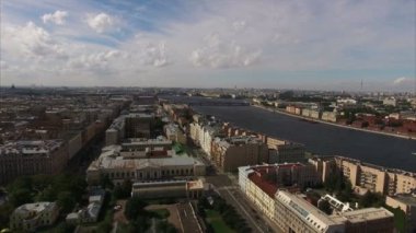 Tarihi merkezinde, Saint-Petersburg hava görünümünü sera ve Taurian Bahçe Manzaralı