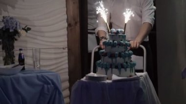 Pasta partisi havai fişek ile