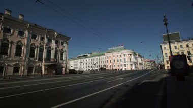 Saint-Petersburg, Rusya-24 Mayıs 2016: Nevsky prospect