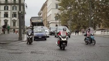 Rome, İtalya - 15 Eylül 2015: Yol Roma