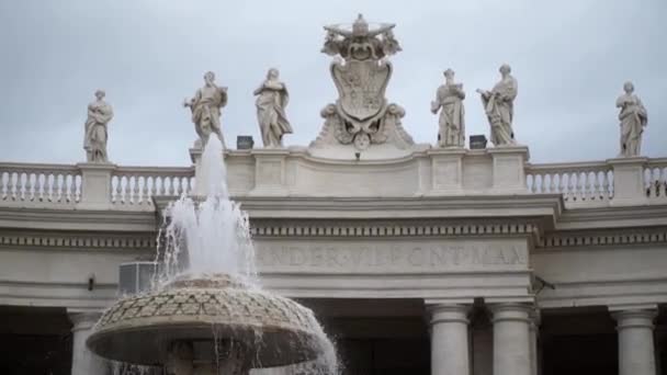 Praça St. Peters - Vaticano, Roma — Vídeo de Stock