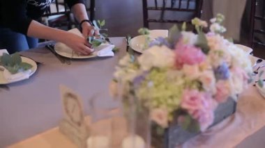 Peçete düğün dekorasyon