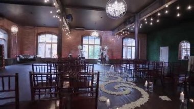 Düğün töreni dekorasyon kapalı