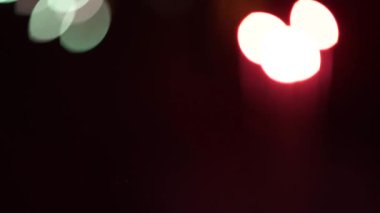 Renkli havai fişek bulanıklaştırır