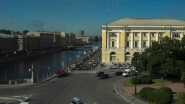 Saint-Petersburg görünümü timelapse