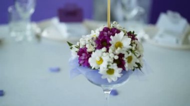 Çiçek kompozisyon Restoran tablo