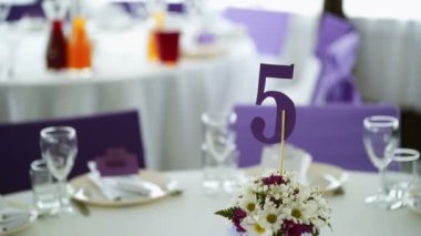 Çiçek kompozisyon Restoran tablo