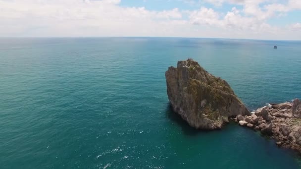 Côte rocheuse sur la mer Noire 
