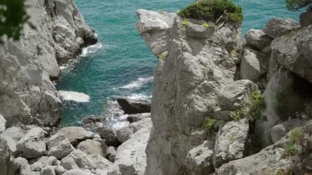 岩石和海 — 图库视频影像